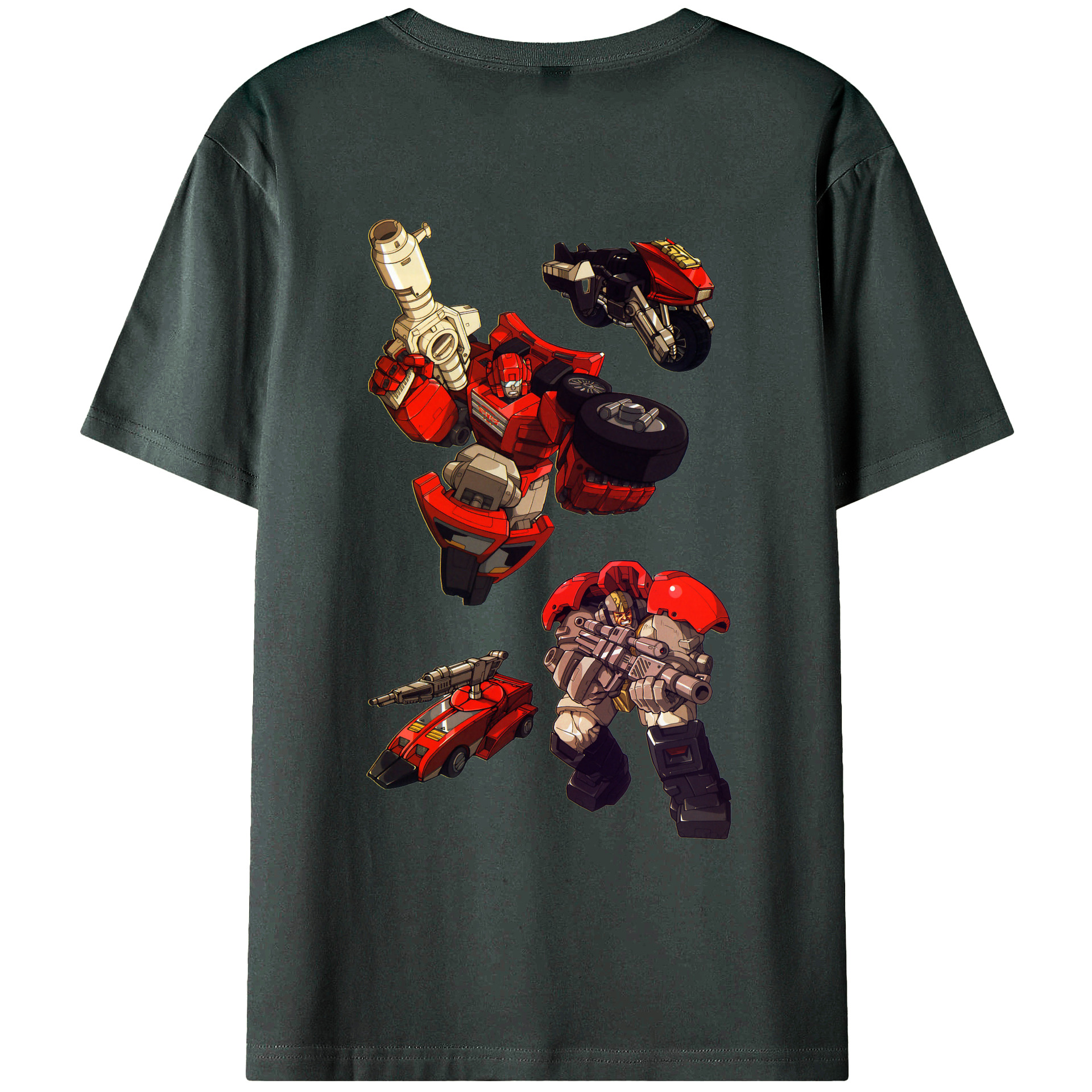 （画像用）  綿100％ メンズ半袖Tシャツ（バックプリント） 通気性